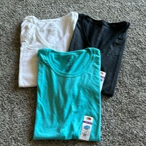 BNWT Women's SS Tee Shirt Trio Fruit of the Loom Size M